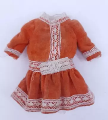 Buy 1971 Mattel Doll Barbie Sister Skipper Dress #3465 Sweet Orange Clothing • 25.23£