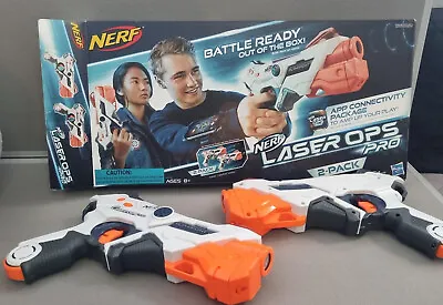 Buy NERF Laser Ops Pro Combat Blaster (Pack Of 2) Kids Toys • 20£