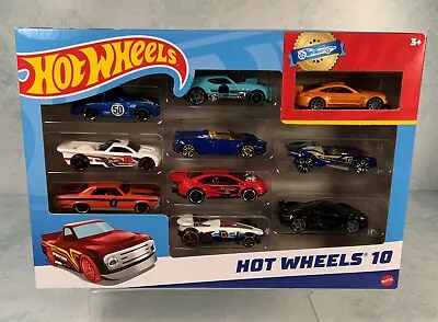 Buy Hot Wheels 10-Car Pack Of 1:64 Scale Vehicles​ For Kids And Collectors #30 • 14.95£