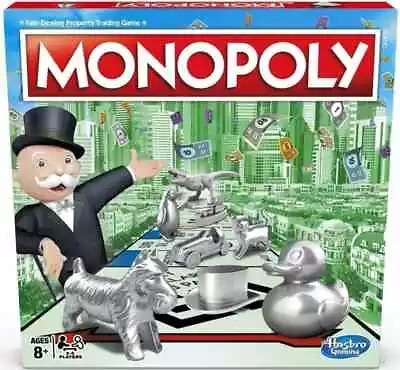 Buy Classic Monopoly Board Game Hasbro /2018 - New/Sealed • 15.99£