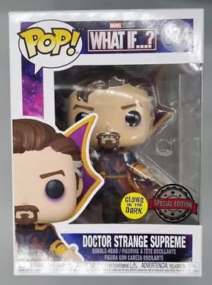 Buy Funko POP #874 Doctor Strange Supreme Glow Marvel What If..? - Inc POP Protector • 14.99£