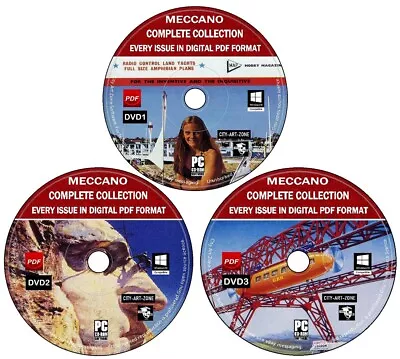 Buy Meccano Magazine Full Collection Every 650 Issues 1916-1981 PDF 3 DVD + Manuals • 5.89£