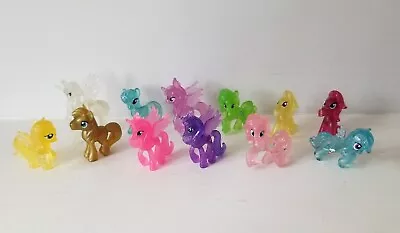 Buy 12 Hasbro Mini Figure Blind Bag Glitter Translucent My Little Pony Bundle Joblot • 10£
