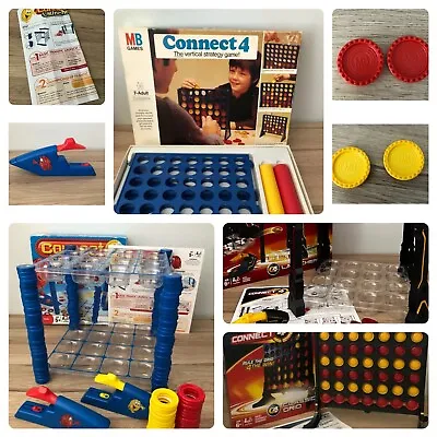 Buy CONNECT 4 By MB Games Hasbro *Multi Listing* Full Game Variations Or Spares • 2.95£