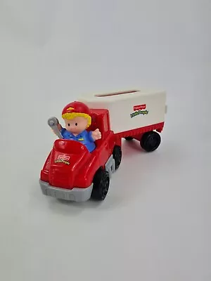 Buy Vintage Fisher Price   Little People   Collectable Toy Truck & Figure • 7£