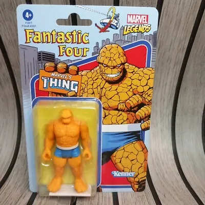 Buy Marvel Legends Retro The Thing Fantastic Four Kenner Hasbro NEW MOC • 11.99£