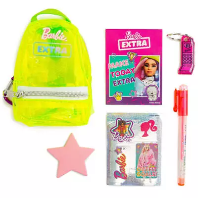 Buy Real Littles Barbie Extras Stationery Mini Backpack Brand New And Boxed Neon • 9.99£