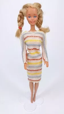 Buy Vintage 1980s Mattel With Original Barbie Bendable Legs Doll Barbie Dress • 20.04£