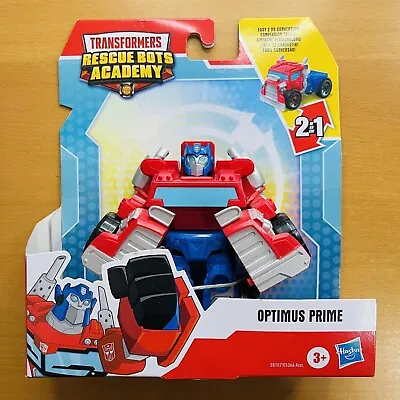 Buy Transformers Rescue Bots Playskool Heroes Academy Optimus Prime Converting Toy • 10.95£