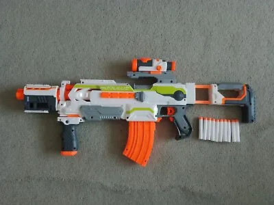 Buy Nerf Modulus ECS-10 Nerf Gun With Extra Attachments And Darts • 30£