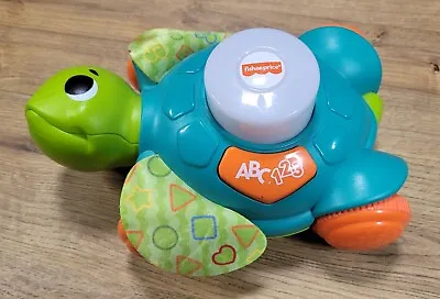 Buy Fisher Price Linkimals Sit To Crawl Sea Turtle Lights & Sound Baby Toddler • 12.99£