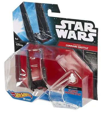 Buy Star Wars Hot Wheels Kylo Ren's Command Shuttle Starships Toy Vehicle • 17.38£