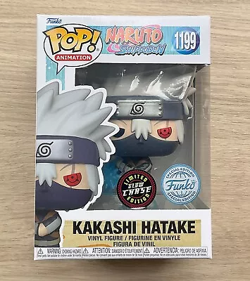 Buy Funko Pop Naruto Shippuden Kakashi Hatake GITD CHASE #1199 (Box Damage) • 44.99£