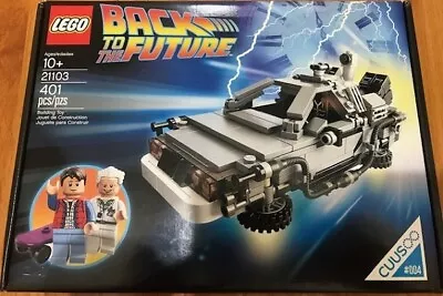 Buy LEGO Ideas 21103 Back To Future DeLorean Time Machine • 228.11£
