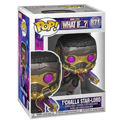 Buy Funko POP Marvel: What If? T’Challa Star-Lord Collectible Vinyl Figure 55812 • 9.49£