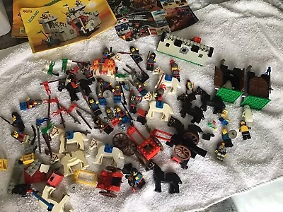 Buy SMALL LOT OF VINTAGE LEGO PIECES AND MINI FIGURES Knights & Castles • 24.90£