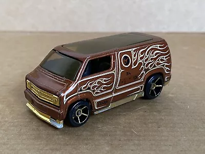Buy Hot Wheels Custom 77 Dodge Van, Treasure Hunt, Die Cast, Rare, 2007, Brown. • 6£