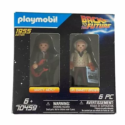 Buy Playmobil Back To The Future Collectible Marty McFly & Doc Brown Figures • 2£