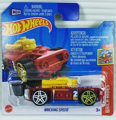 Buy Hot Wheels Lego Bricking Speed 128/250 HW Brick Rides Diecast Car 1:64 New  • 12.67£