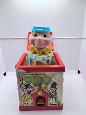 Buy 1970 Classic Vintage Fisher Price Jack In The Box Puppet Working But No Voice • 13.04£