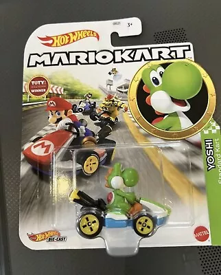 Buy Hot Wheels Mario Kart Die-Cast Car Yoshi Nintendo Super Mario Cart New/boxed • 9.25£