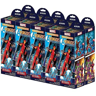 Buy Wizkids/Neca Marvel HeroClix: Avengers Forever Booster Brick (10) • 116.26£
