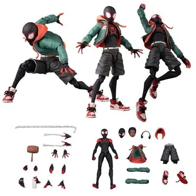 Buy Spider-Man: Across The Spider-Verse Miles Morales Action Figure Sets Kid Toy HOT • 42.06£