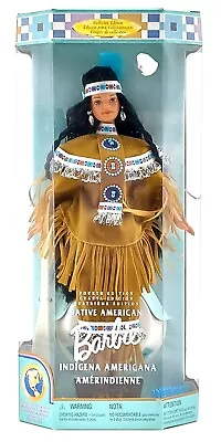 Buy 1997 4th Native American Barbie Doll / Dolls Of The World / Mattel 18558, NrfB • 51.36£