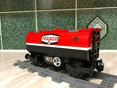 Buy Lego Train Custom Oil Tanker  ( Texaco Oil)  • 34.99£