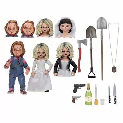 Buy Action Figure Neca Chucky Y Tiffany • 128.32£
