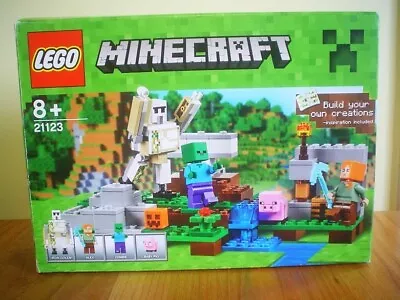 Buy LEGO Minecraft: The Iron Golem (21123) Complete With Box & Manual. FREE UK Post • 15£