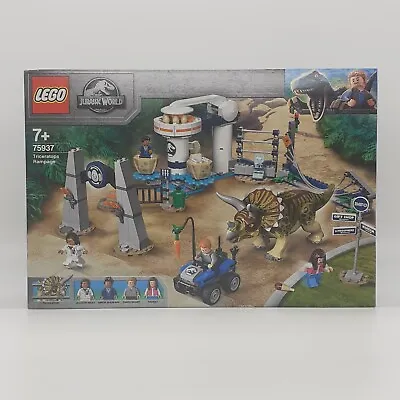 Buy LEGO 75937 Jurassic World Triceratops Rampage, Brand New & Sealed, Free P&P • 63.95£