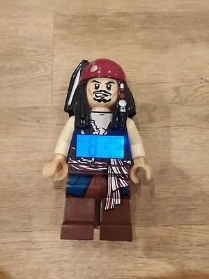 Buy LEGO Jack Sparrow Pirates Of The Caribbean Alarm Clock Man Cave Disney Comic Con • 30£