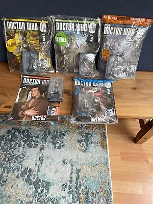 Buy Eaglemoss Doctor Who Figurine Collection Issues 1 - 5, New And Factory Sealed • 25£
