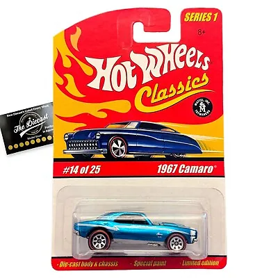 Buy HOT WHEELS Classics 67 Camaro Blue Series 1 1:64 COMBINE POST Rare Collectible • 16.99£