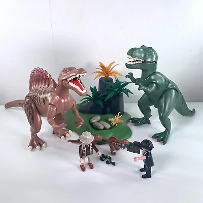 Buy Playmobil Dinosaur Bundle T Rex Tyrannosarus Spinosaurus Babies Figures Explorer • 32.99£