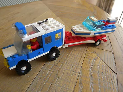 Buy Vintage Lego | Rare Lego | 1980s | Set 6698 - Land Rover Defender And Boat • 0.99£