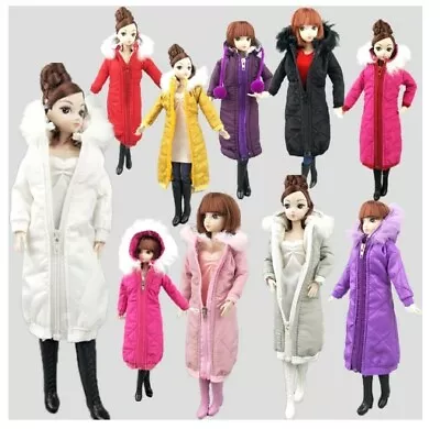 Buy + Parka Barbie Doll Coat Elegant Jacket Princess Dress Accessor • 8.95£