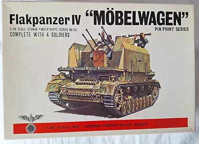 Buy Bandai 1:48th Scale German Flakpanzer IV  Mobelwagen  Pin Point Series Unstarted • 44.99£