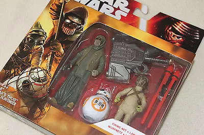 Buy Star Wars UNKAR'S THUG / SCAVENGER / BB-8 3x Figure Boxset The Force Awakens NEW • 19.50£