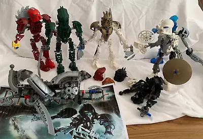 Buy Lego Technic Bionicle Mixed Set Of Figures And Spares 8601, 8596, 8536-1, 8605 • 4.99£
