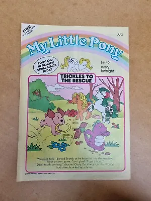 Buy Vintage UK My Little Pony G1 Comic Magazine Hasbro 1986 Issue No 12 • 2.99£