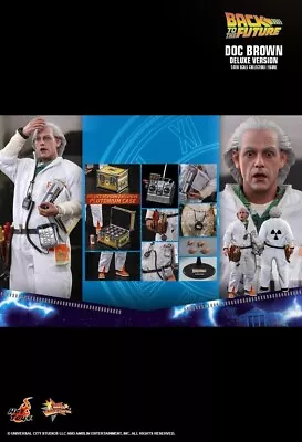 Buy New Hot Toys MMS610 BACK TO THE FUTURE 1/6 DOC BROWN (DELUXE VERSION) In Stock • 249£
