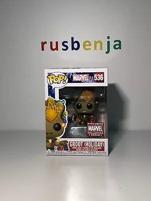 Buy Funko Pop! Marvel Groot Holiday Collector Corps #536 • 25.99£