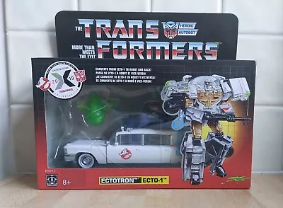 Buy Ghostbusters X Transformers Ectotron Robot Ecto-1 Hasbro Exclusive Authentic New • 19.31£