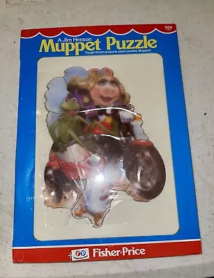 Buy Fisher Price 1981 Muppets Miss Piggy Kermit Sidekick Puzzle #546 • 15.78£