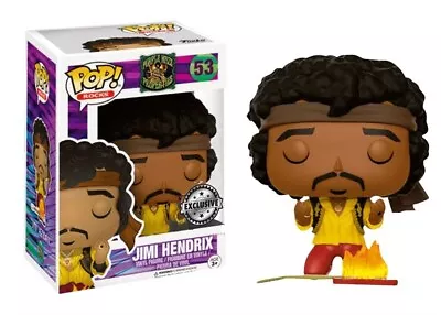 Buy Funko Pop! Rocks Jimi Hendrix Monterey 53 Vinyl Figure Exclusive • 102.34£