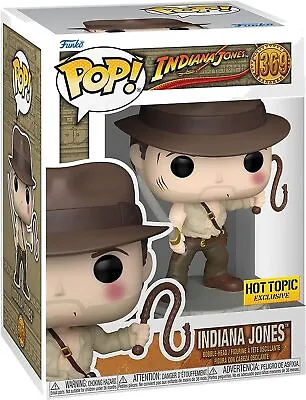 Buy Funko Indiana Jones And The Temple Of Doom Indiana Jones With Whip Pop Vinyl Ac • 15.35£