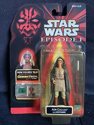 Buy Star Wars Episode 1 Adi Gallia With Lightsaber Collection 3 Hasbro 1999 • 8£