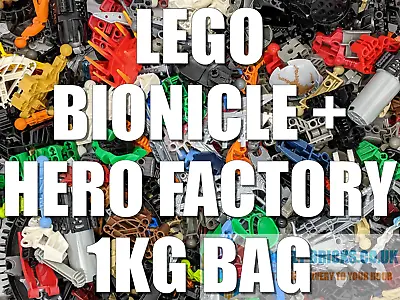 Buy ⭐️️1Kg/1000g LEGO BIONICLE/HERO FACTORY PARTS +WIDE VARIETY +CAREFULLY CLEANED⭐️ • 34.99£